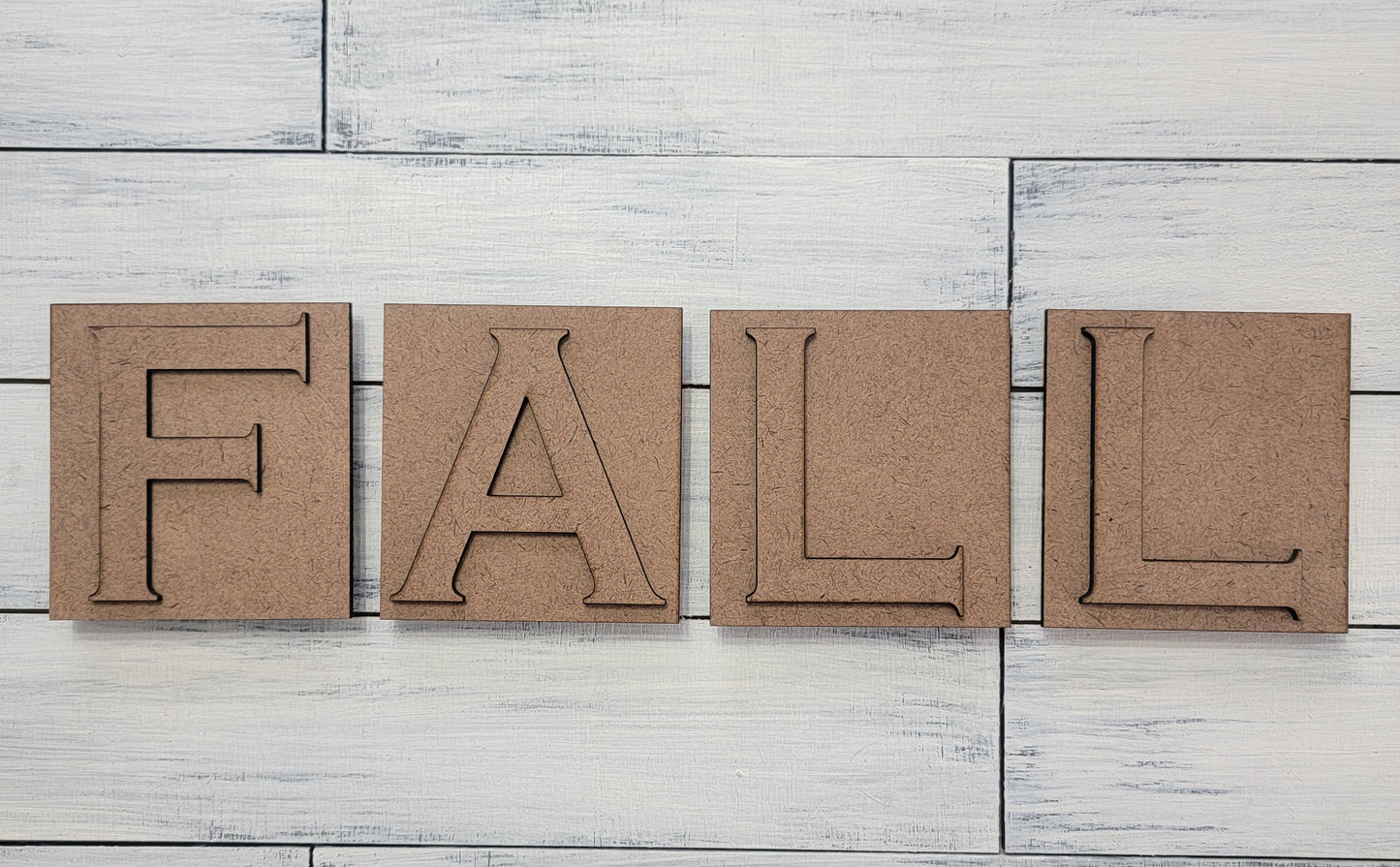 FALL Magnetic Letter's