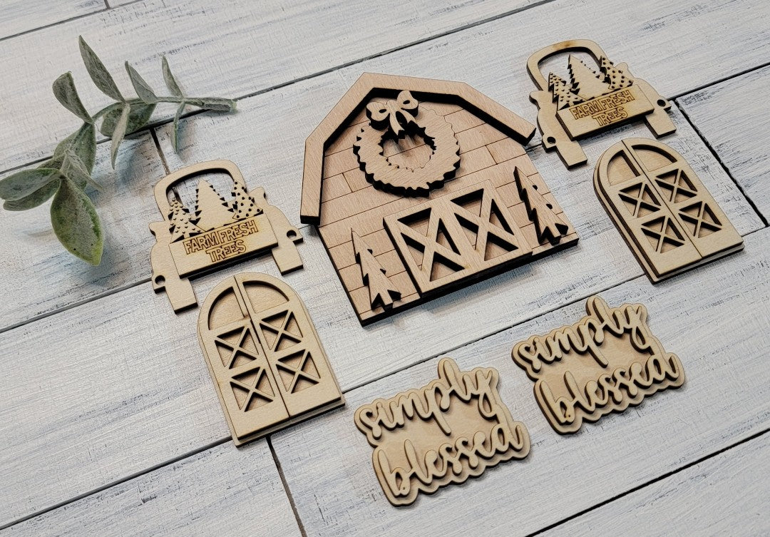 Farmhouse Barn Interchangeable & Trinkets